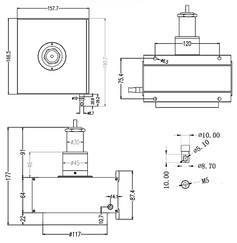 MPSFS-L防水防爆型拉線式位移傳感器 MPSFS-L防水防爆型拉線式位移傳感器